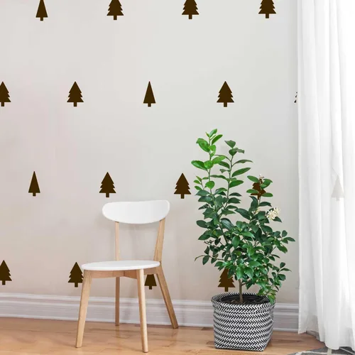 Vista 2 de Mini – Juego de pines para Mini árbol de pino beso Cut Calcomanía de Leaf by chromantics
