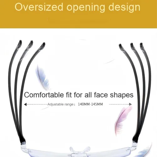 Vista 3 de Lentes de enfoque automático autoajustables, lentes de protección ocular antiluz azul para hombres y mujeres 2026