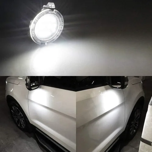 Vista 4 de Conjunto de Lámpara LED para Espejo Lateral Compatible con Tundra Sequoia Blanco 2007-2019