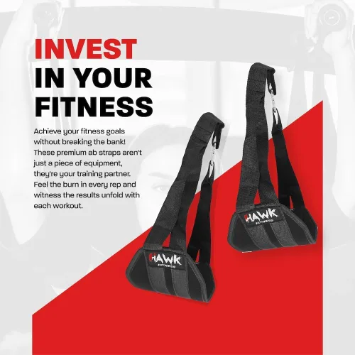 Vista 7 de Hawk Sports Correas para abdominales para hombres y mujeres, equipo de entrenamiento abdominal para máximas ganancias de fitness y culturismo