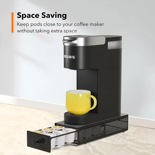 Vista 4 de SICHEER - Cajón Organizador de Almacenamiento para Tazas K Soporte para Tazas K Organizador de Cápsulas de Café Soporte Bandeja para Tazas K Estante