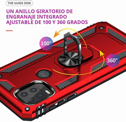 Vista 7 de Androgate Funda compatible con Moto G Stylus 5G con protector de pantalla HD, soporte de anillo de grado militar, soporte para automóvil, prueba