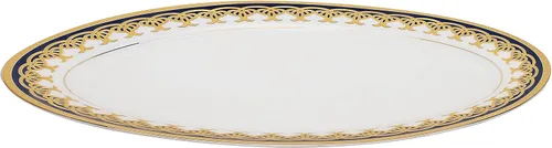 Vista 3 de Lorren Home Trends Juego de vajilla de porcelana de 57 piezas, Iris, servicio para 8