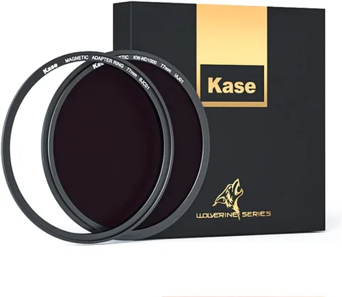 Vista 6 de Kase Wolverine ND1000 - Filtro magnético de densidad neutra (10 paradas) de 2.835 in con anillo adaptador de lente de 2.835 in para lente de cámara