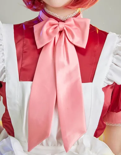Vista 6 de miccostumes Disfraz de sirvienta Meow Meow para mujer disfraz de anime para cosplay con tocado