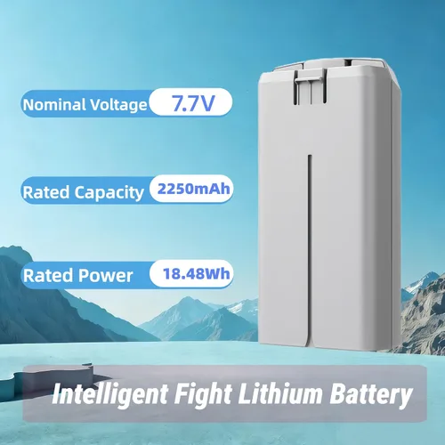 Vista 2 de Mavic Mini 2 - Batería de repuesto (2400 mAh), batería compatible con vuelo inteligente utilizada para DJI Mini 2SE/Mini4K Drone