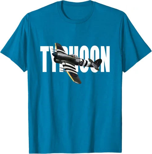 Vista 59 de RAF Hawker Typhoon WW2 Fighter Aircraft T-Shirt