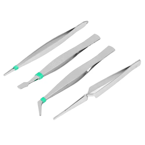 Vista 8 de Juego de 7 pinzas, kit de herramientas de mano multiusos antiestático para reparación de mantenimiento de electrónica