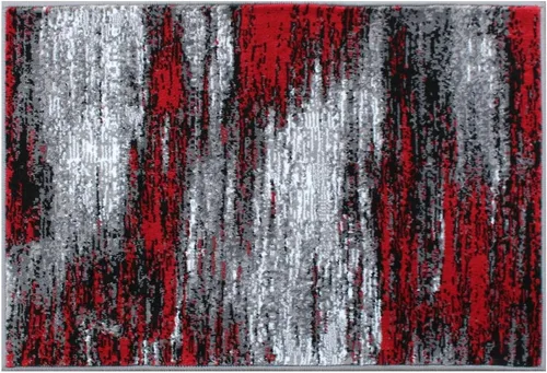Vista 19 de Masada Rugs, Alfombra moderna y contemporánea, azul, gris y negro (2 pies x 3 pies)