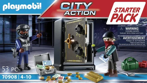 Vista 3 de Playmobil Paquete de inicio Robo de banco