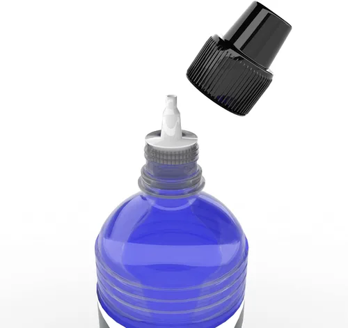 Vista 3 de The Dreidel Company Aceite líquido para lámpara de parafina, medio litro (16.9 fl oz), sin humo, inodoro, combustible ultra limpio para uso en Rojo