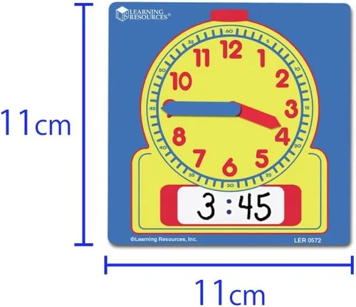 Vista 3 de Learning Resources Escribe y borra relojes de estudiante