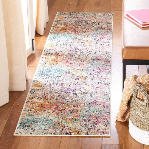 Vista 37 de SAFAVIEH Colección Madison - Alfombra de acento 2'2" x 4', negro y dorado, diseño abstracto moderno, no desprende pelusa y fácil cuidado, ideal