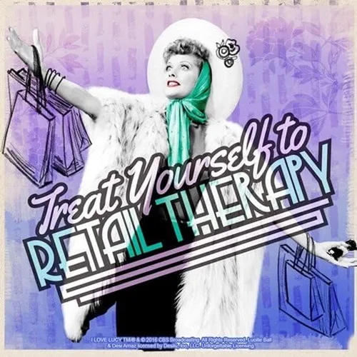 Vista 2 de CafePress I Love Lucy Retail Therapy Tote Bag Canvas Tote