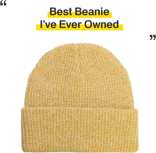 Vista 29 de KBETHOS Cómoda colección de gorros suaves y holgados de algodón de punto acrílico para invierno, cálido sombrero de esquí holgado unisex varios