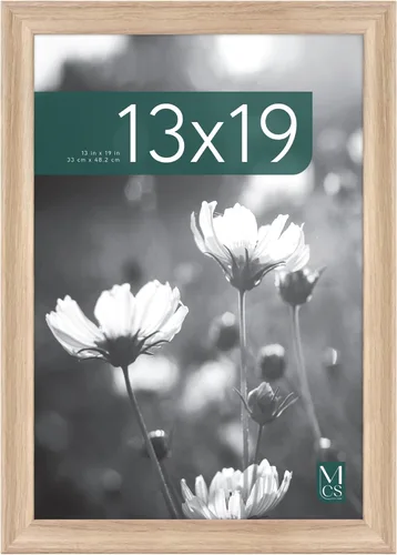 Vista 12 de MCS Studio Gallery Classic Marco de 16 x 16 pulgadas de Madera de Ingeniería con Veta de Madera Natural, Colgado de Pared Vertical y Horizontal