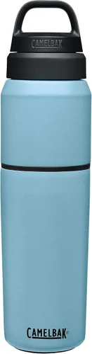 Vista 21 de CamelBak MultiBev - Botella de agua con aislamiento de acero inoxidable y taza de viaje Rosa Terracota/Rosa Camelia