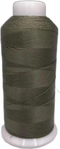 Vista 8 de UV Resistant Bonded Polyester Sewing Thread for Upholstery, Outdoor, Marine (Army tan, Tex 70)