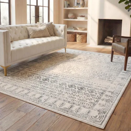 Vista 19 de SAFAVIEH Alfombra de área de 12 x 15 pulgadas, colección Tulum, grande, diseño marroquí bohemio envejecido, no desprende pelusa y fácil de limpiar