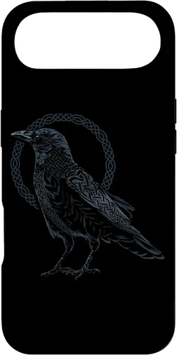 Vista 26 de Funda para iPhone 11 Pro Max Crow Raven Viking Valhalla Berserker nórdico nórdico de mitología nórdica