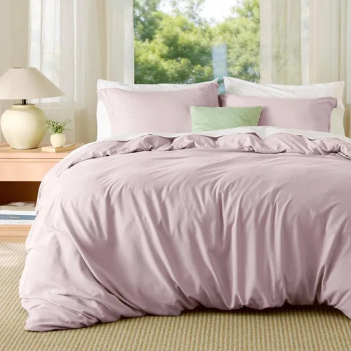 Vista 16 de Bedsure - Juego de funda de edredón tamaño individual/individual XL - Juego de ropa de cama suave de microfibra cepillada doble para niños