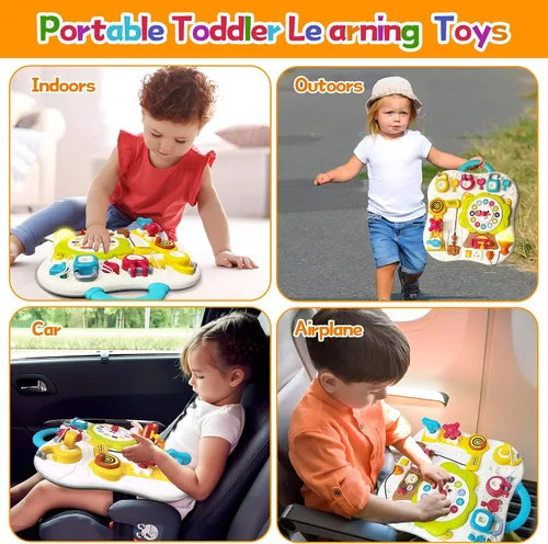 Vista 7 de Montessori - Tabla de actividades sensoriales para bebés de 1 a 3 años