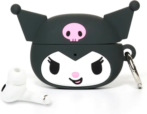 Vista 10 de iFace Funda de Hello Kitty y sus amigos [compatible con AirPods Pro1/Pro2, no para Pro3] [Serie de bollos al vapor] Funda protectora de silicona