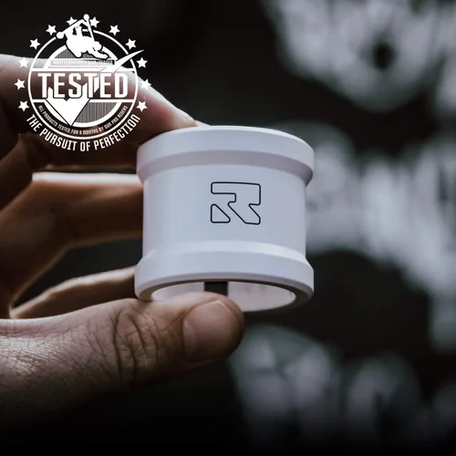 Vista 5 de ROOT INDUSTRIES Abrazaderas de litio para scooter - Abrazadera doble para scooter Pro - Compatible con manillares estándar/de gran tamaño, Blanco