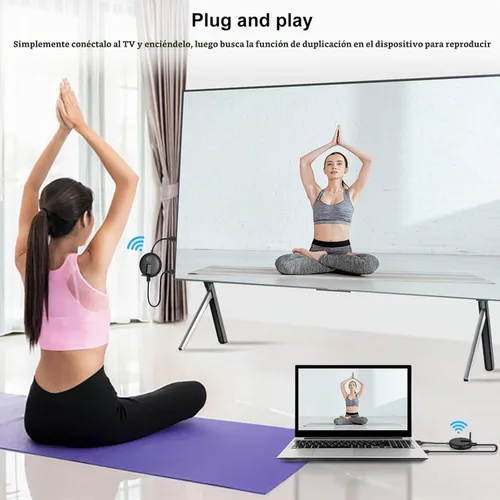 Vista 5 de Kit de transmisor y receptor HDMI inalámbrico. Soporte de extensor