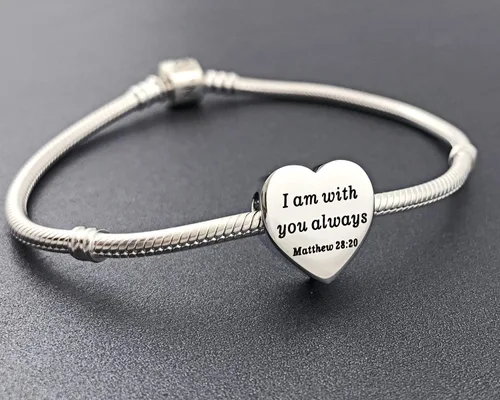Vista 5 de MUERDOU Dije de corazón, pulsera cristiana con versículo bíblico para oración, fe, religiosa, regalos para mujeres