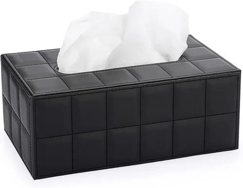 Vista 10 de Sumnacon Cubierta de Caja de Paños Rectangualr Soporte de Caja de Paños Caja de Paños de Lino con Fondo Magnético Caja de Paños Decorativa Beige