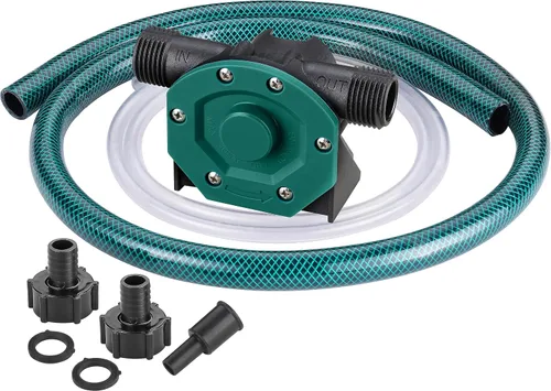 Vista 7 de TRUPOW Mini kit de bomba de taladro de transferencia de agua manual con manguera de agua y manguera de aceite para transferencia de líquidos