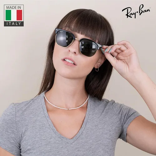 Vista 12 de Ray-Ban RB4416 NEW CLUBMASTER - Gafas de sol de forma cuadrada redonda con kit oficial de gafas