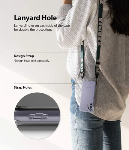 Vista 5 de Ringke Fusion - Funda compatible con Samsung Galaxy A32 4G, parte trasera de policarbonato transparente, a prueba de golpes, suave, flexible, TPU