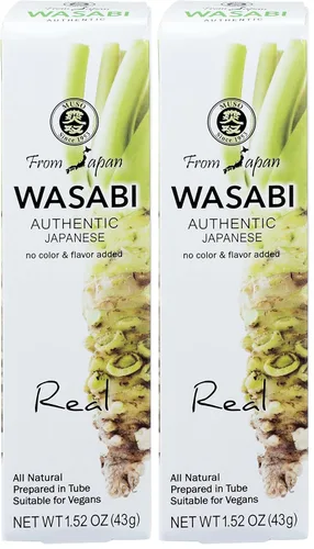 Vista 7 de Muso from Japan - Wasabi real - Sabor auténtico, vegano y sin gluten - 1.52 onzas
