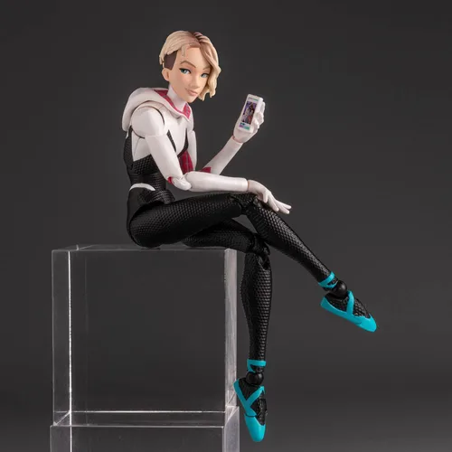 Vista 6 de Spider-Man: Spider-Bath SV Action Spider Gwen y Spider Ham, sin escala, ABS y PVC, figura de acción completa prepintada