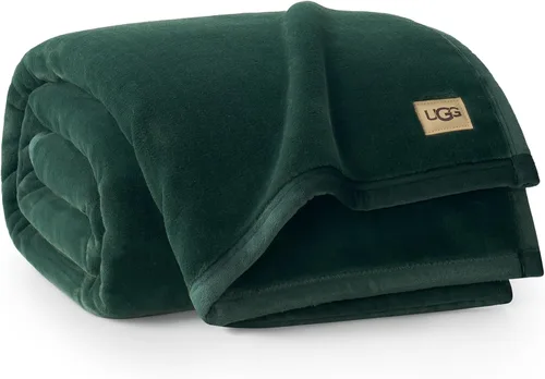Vista 64 de UGG Coco - Manta acogedora para sofá y cama, 50 x 70 pulgadas, color negro (tinta)