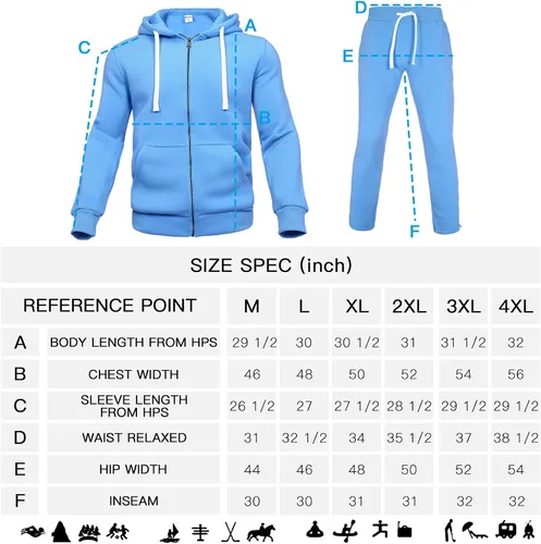 Vista 6 de Conjunto deportivo de 2 piezas para hombre, traje deportivo casual
