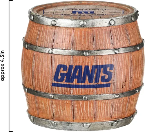Vista 114 de FOCO NFL Team Logo 5-Pack Barrel Beverage Drink Coaster Set