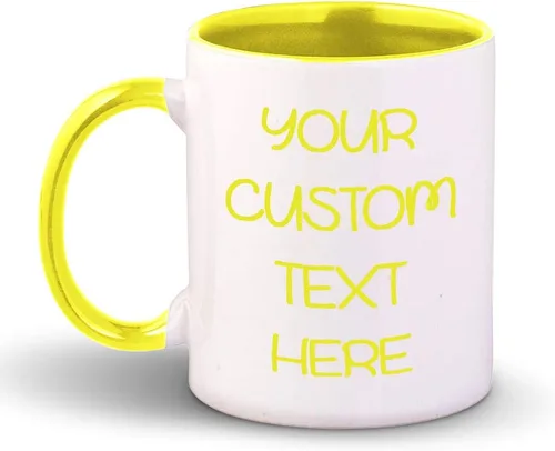 Vista 9 de Taza de café personalizada, texto personalizado en taza de café personalizada, taza personalizable, divertidos regalos personalizados, taza de té