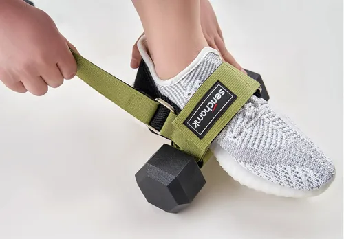 Vista 3 de Accesorio para mancuernas de pies, entrenador Tibialis, correa de tobillo con mancuernas para levantamiento de pesas, equipo de ejercicio