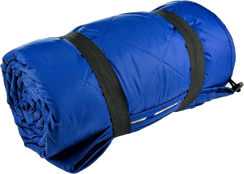 Vista 8 de DOWN UNDER OUTDOORS Manta grande impermeable y resistente al viento, extra gruesa de 350 GSM, forro polar acolchado, o manta de estadio de sherpa