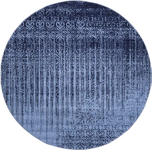 Vista 12 de Unique Loom Del Mar Collection Alfombra de Área - Jennifer (5' 1" x 8' Rectángulo, Gris/Negro)