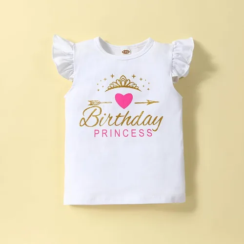 Vista 2 de Vestido de princesa de cumpleaños para niñas pequeñas, chaleco sin mangas, falda tutú de malla con lunares