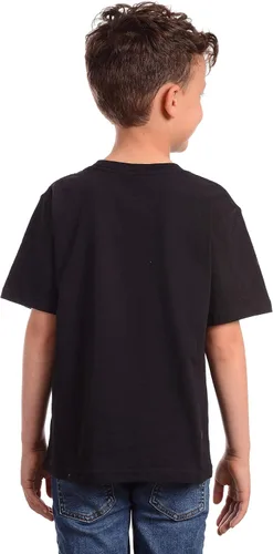 Vista 6 de Minecraft Big Boys Box Figures Creepers - Camiseta de manga corta con cuello redondo color negro