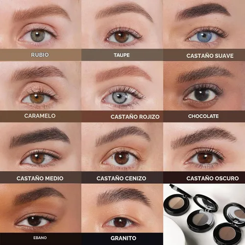Vista 4 de Anastasia Beverly Hills - Dúo de polvo para cejas Marrón cenizo