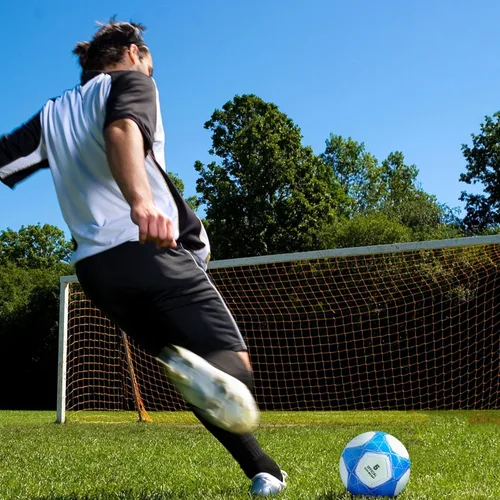 Vista 7 de Balón de fútbol tamaño 5, pelotas de fútbol oficiales para jóvenes y adultos, pelota de fútbol de entrenamiento para interiores y exteriores
