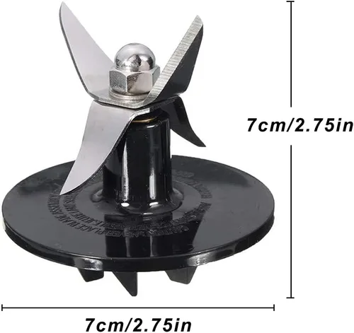 Vista 2 de Conjunto de corte de licuadora, piezas de repuesto de cuchilla de licuadora con 1 piezas de juntas de licuadora, compatible con licuadoras Cuisinart
