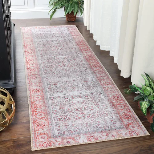 Vista 19 de Superior Alfombra de pasillo de interior para sala de estar, dormitorio, cocina/comedor, oficina, única, alfombras con respaldo de algodón