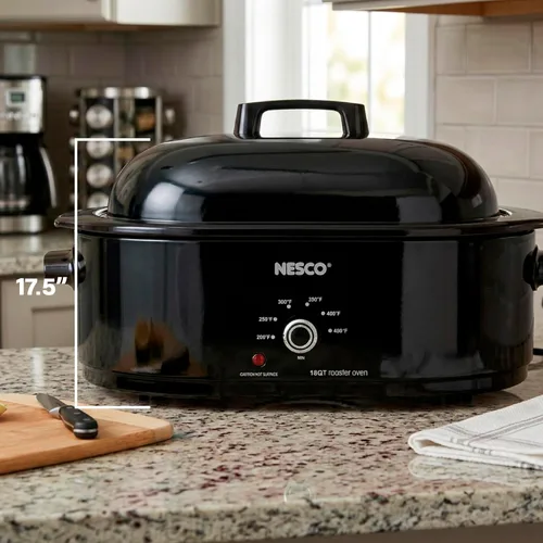Vista 5 de Nesco MWR18-13, Horno Tostador, 18 Quarts, Negro
